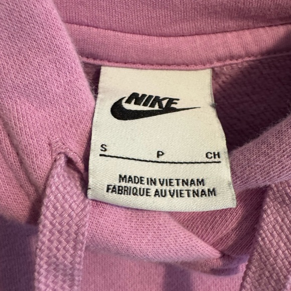 Nike Women's Sportswear Club Fleece Pink Hoodie Size Small - Picture 4 of 6